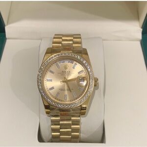 Rolex Women's Gold Day-Date Watch